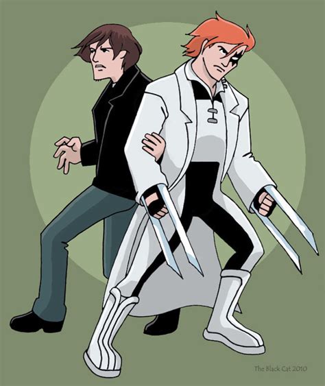 Rictor and Shatterstar by TheBlackCat-Gallery on DeviantArt