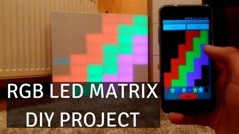 DIY RGB LED Matrix using Arduino, Bluetooth, Android App