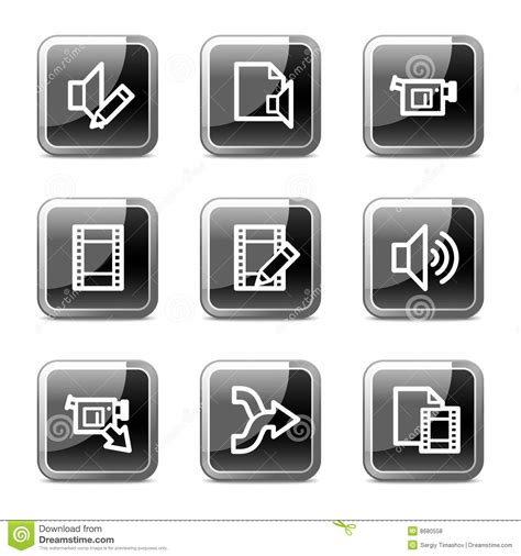 15 Editable Web Buttons Icons Images - Edit Button Icon Black and White ...