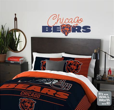 Chicago Bears Football Vinyl Wall Decal Man Cave or Teen - Etsy