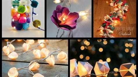 Best DIY String Lights Ideas - Lighted Garland Tutorial - Fairy Lights Room Decor - YouTube