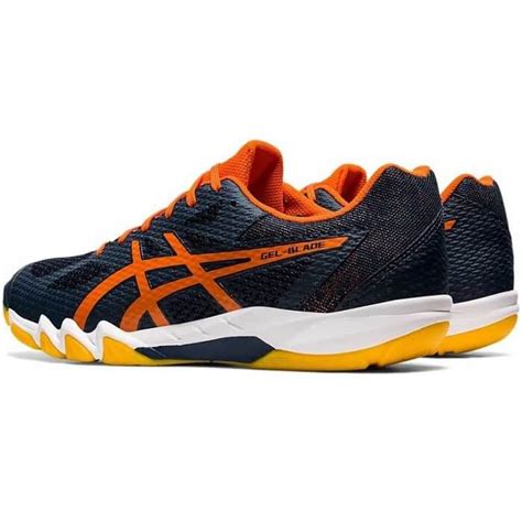 Buy Asics Gel-Blade 7 Badminton Shoes (French Blue/Marigold Orange ...