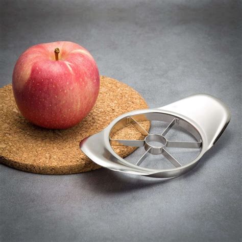 Abhi Silver Stainless steel apple cutter slicer with 8 blades and ...