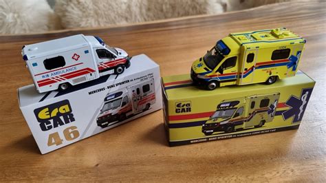 Let's have look at these Mercedes Benz Sprinter Ambulances from EraCar #diecast #ambulance #car ...