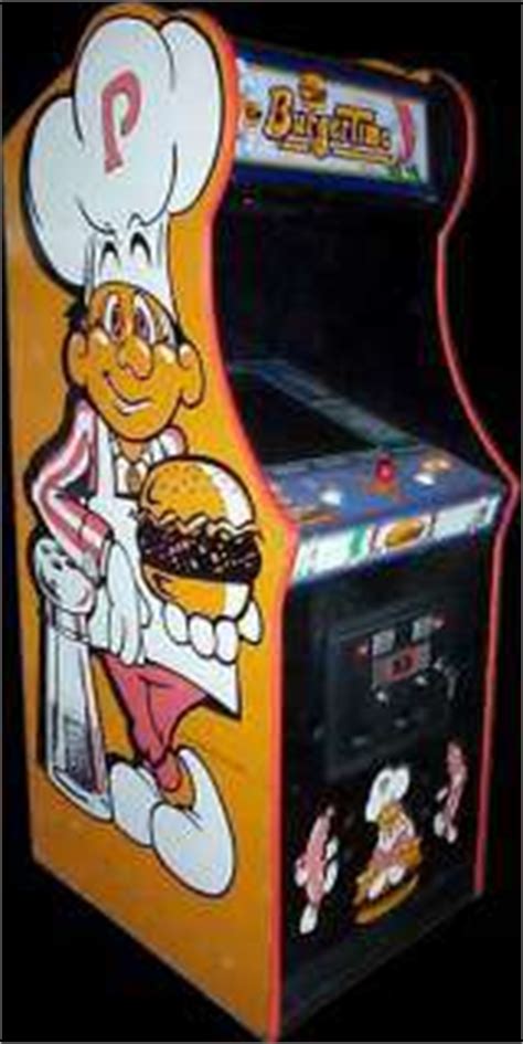 Burger Time arcade video game pcb by Data East (1982)