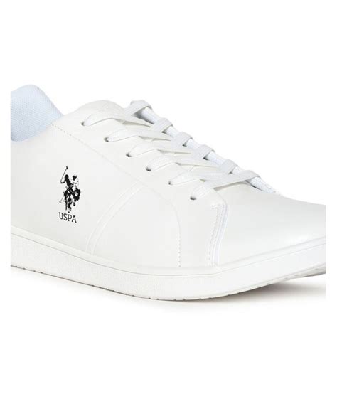 U.S. Polo Assn. Sneakers White Casual Shoes - Buy U.S. Polo Assn. Sneakers White Casual Shoes ...