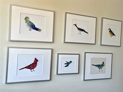 Bird Art Prints Set of 6 or Individual Prints | Etsy