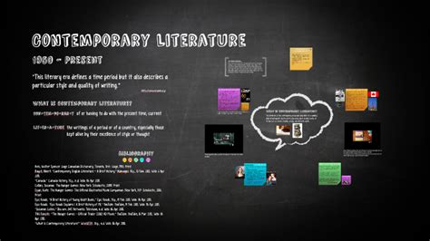 Contemporary Literature by Kaitlyn B. on Prezi