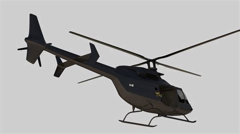 Bell 407 Helicopter Model - TurboSquid 1542957