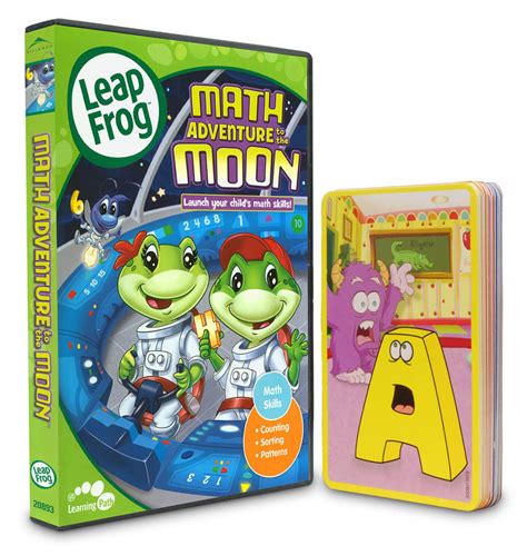 Leapfrog - Math Adventure To The Moon (With 26 Flashcards) on DVD Movie