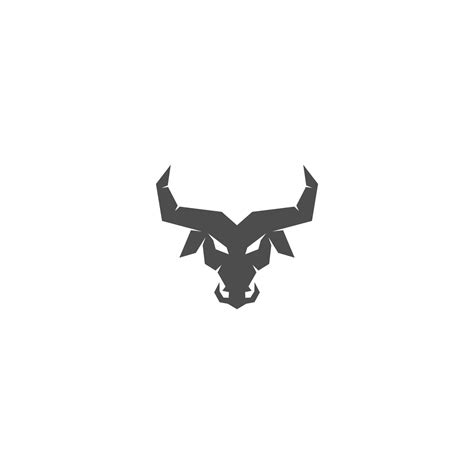 Bull icon logo design 12599791 Vector Art at Vecteezy