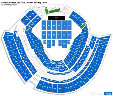Great American Ball Park Concert Seating Chart - RateYourSeats.com
