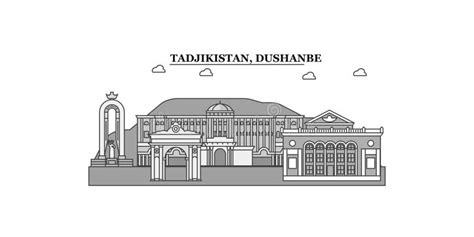 Dushanbe Skyline Stock Illustrations – 24 Dushanbe Skyline Stock Illustrations, Vectors ...