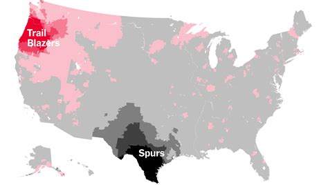 NBA Map: NBA Teams & Cities in the U.S - Low Key NBA