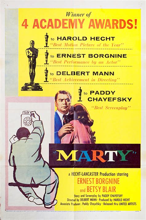 Marty 1954 U.S. One Sheet Poster - Posteritati Movie Poster Gallery