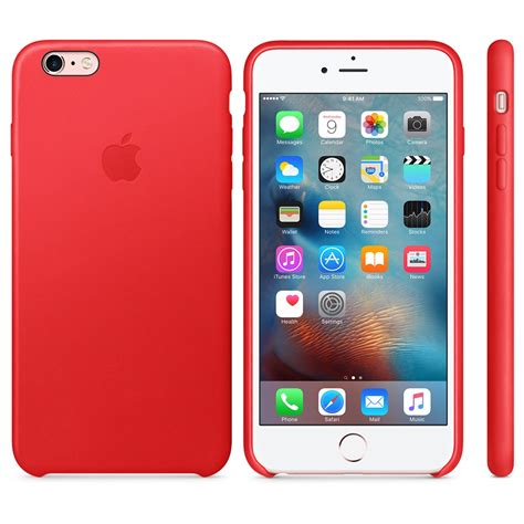 Official iPhone 6s and 6s Plus PRODUCT(RED) Leather Case Released