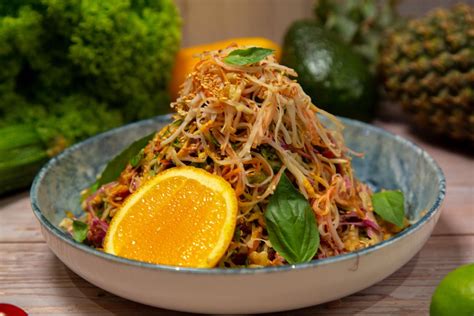 A bowl of salad with oranges and lemons · Free Stock Photo