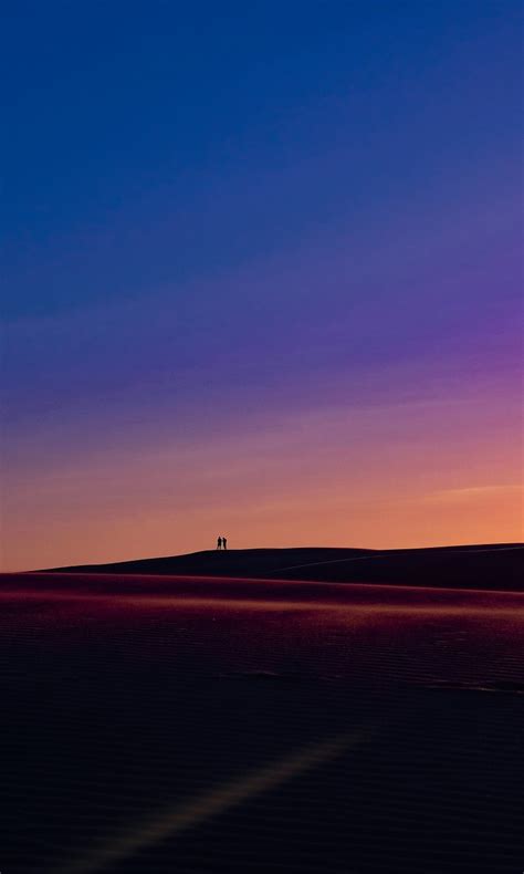 Sunset Desert Silhouette 5K Wallpapers | HD Wallpapers | ID #25531