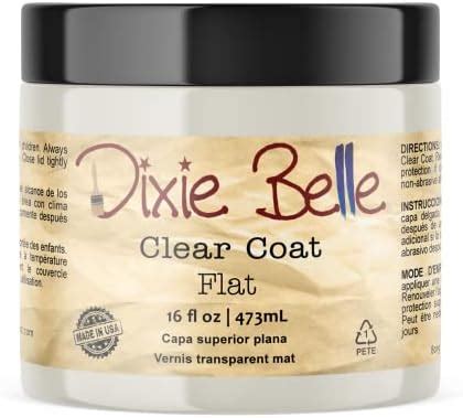 Dixie Belle Paint Company | Gloss Clear Coat (8oz) | Glossy Finish ...