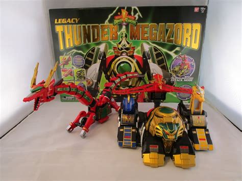 Mighty Morphin Power Rangers Legacy Thunder Megazord ...