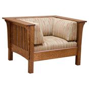 Morris Chairs - Recliners - Reclining Chairs - Oak Accent Chairs - Wood Accent Chairs