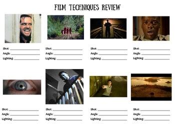 Film Techniques Review by Miss B's Resources | TPT