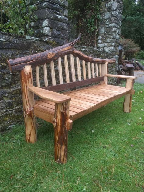 Rustic bench I made from reclaimed Oak, Ash and sweet chestnut saved ...