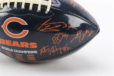 Laser Autographed Chicago Bears Football | EBTH