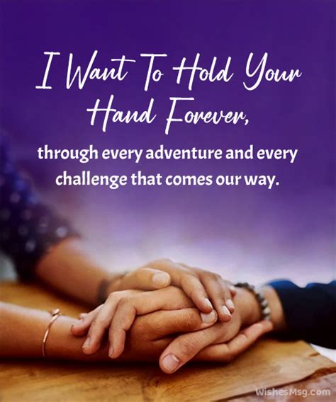 Holding Hand Quotes - Romantic Hold My Hand Messages | WishesMsg