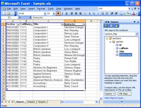 Converting a List of Data to XML using Microsoft Excel 2003 - CodeProject