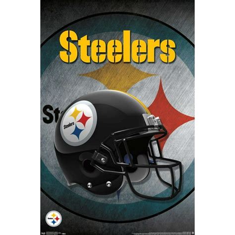 Trends International Printed Pittsburgh Steelers Posters, 14.72" x 22.37" - Walmart.com ...