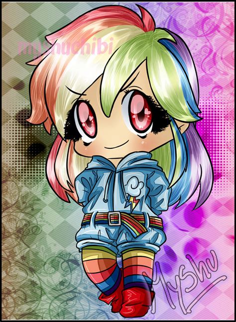 Rainbow dash chibi by Myshumeaw on DeviantArt