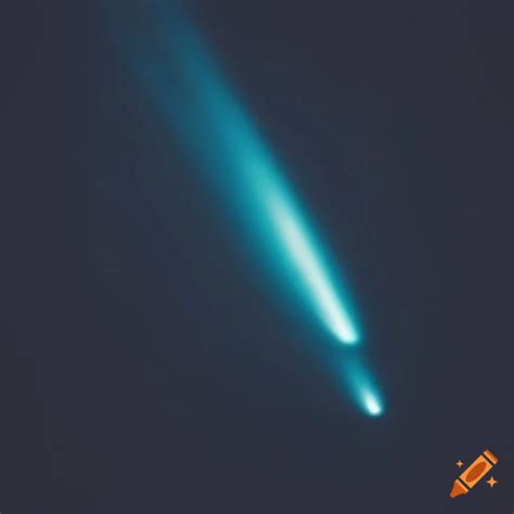 Telescopic view of a comet on Craiyon