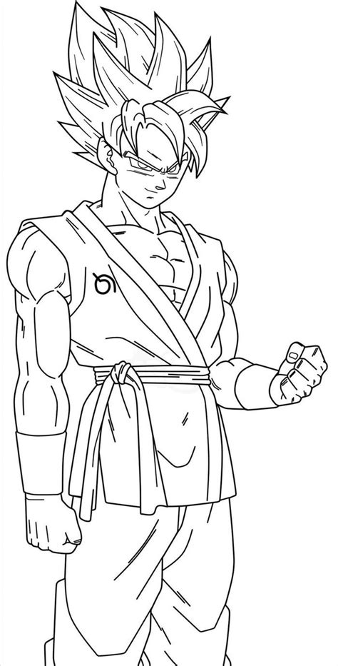 Goku Coloring Pages Printable