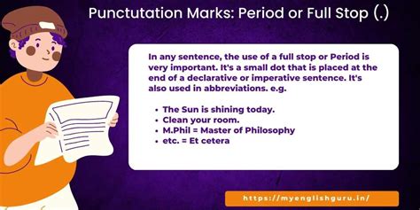 Period : Punctuation Marks - My English Guru(.in)