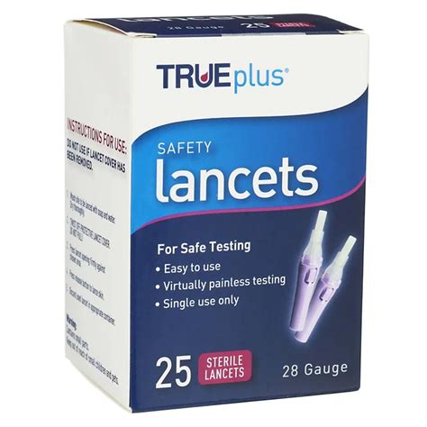 TRUEplus Safety Lancets 28 Gauge - Shop Home Health Care at H-E-B