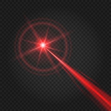 Red laser beam By vectortatu | TheHungryJPEG