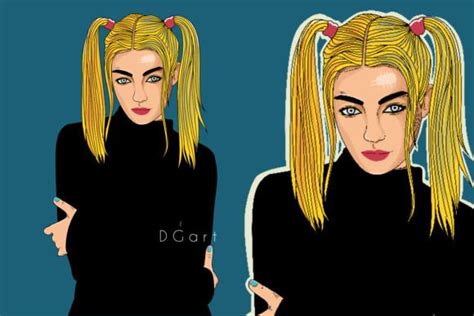 Pop Art Girl Portrait Illustration Graphic by DGart · Creative Fabrica