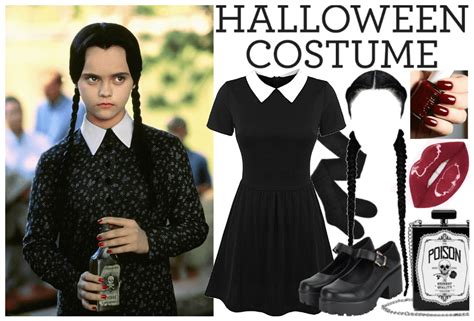 halloween costume ideas - Wednesday Addams Outfit | ShopLook | Outfits ...