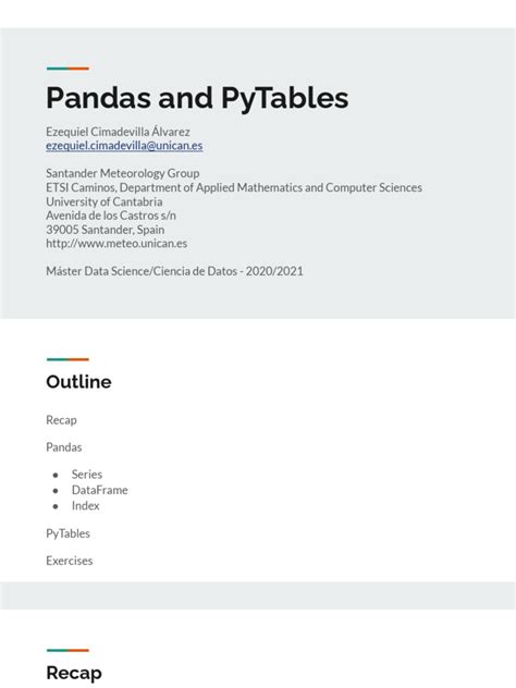 Pandas I | PDF | Information Management | Computing