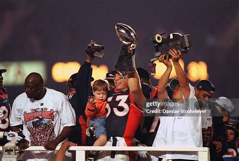 Super Bowl XXXII, Denver Broncos Bill Romanowski victorious with son ...