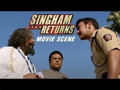 Singham Returns Movie Scene: Ajay Devgn's Memorable Dialogues - YouTube