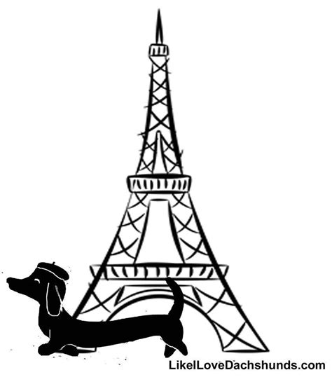 Paris Party, Paris Theme, Eiffel Tower Silhouette, Paris Svg, Arte Dachshund, Painting Recipe ...