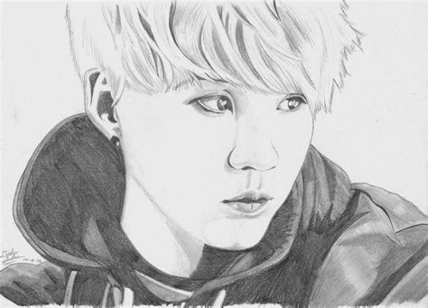 BTS Min Yoongi/Suga Drawing | K-Pop Amino