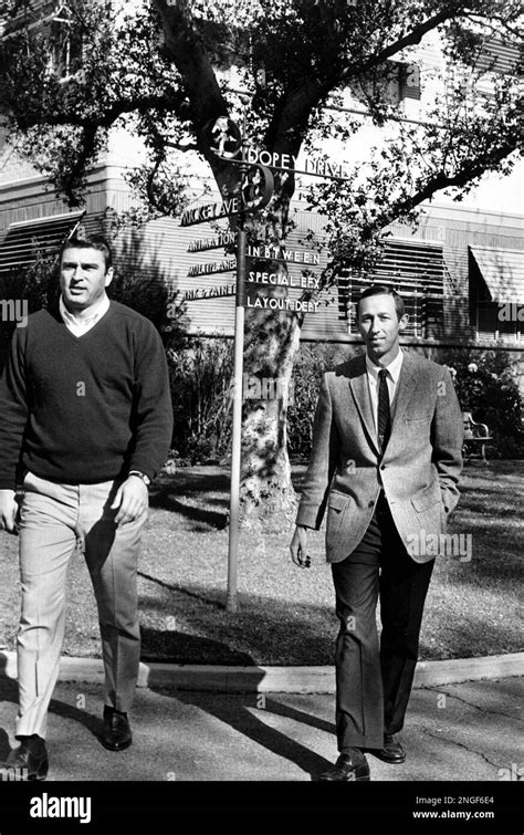 Ron Miller, left, son-in-law of the late Walt Disney, and Roy E. Disney, Walt's nephew, are ...