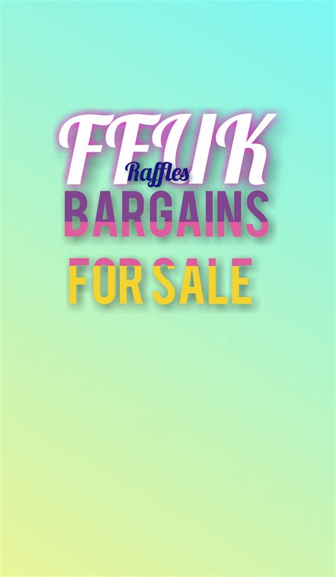 Bargains For sale FFUKr