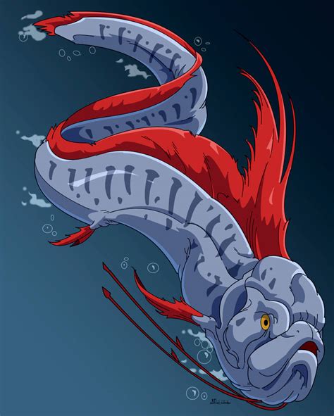 Giant Oarfish by mortalshinobi on DeviantArt