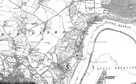 Old Maps of Upper Upnor, Kent - Francis Frith