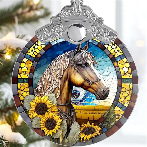 Amazon.com: Horse Christmas Ornament - Jocidea Horse Hanging ...