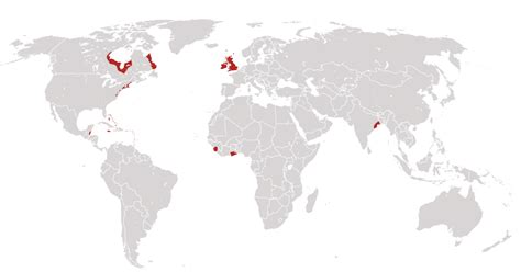 Map Of British Empire | Campus Map